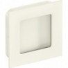 Poignée encastrée 544.60 PA 99 blanc pur brillant quad.f.HLT L.60mm B.60mm HEWI