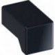 Poigée bouton pour meuble 547.15 plastique 90 noir profond HEWI