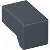 Poigée bouton pour meuble 547.15 plastique 92 gris HEWI