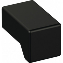 Poigée bouton pour meuble 547.15B plastique 90 noir profond ma HEWI