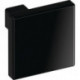 Poigée bouton pour meuble 547.32.2 plastique 90 noir profond HEWI