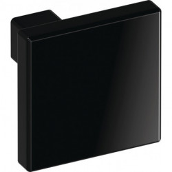 Poigée bouton pour meuble 547.32.2 plastique 90 noir profond HEWI