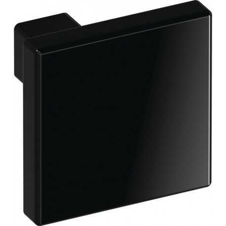 Poigée bouton pour meuble 547.32.2 plastique 90 noir profond HEWI