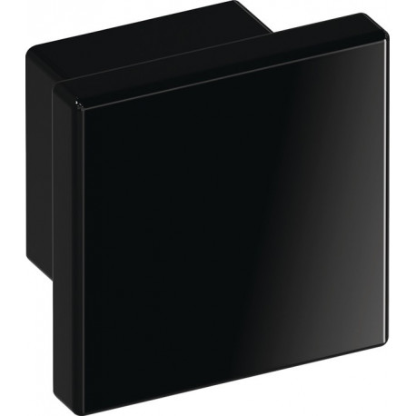 Poigée bouton pour meuble 547.32.3 plastique 90 noir profond HEWI