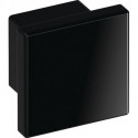 Poigée bouton pour meuble 547.32.3 plastique 90 noir profond HEWI