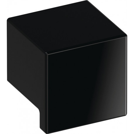 Poigée bouton pour meuble 547.32.4 plastique 90 noir profond HEWI