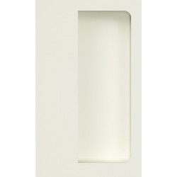 Poignée encastrée 539B PA 99 blanc pur ma rectangulaireTS ab 19mm f.HLT