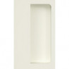 Poignée encastrée 539B PA 99 blanc pur ma rectangulaireTS ab 19mm f.HLT