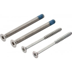 Kit fixation porte G/G-K/G 45-50mm M5x60+4.0x55 carré.o.HOPPE