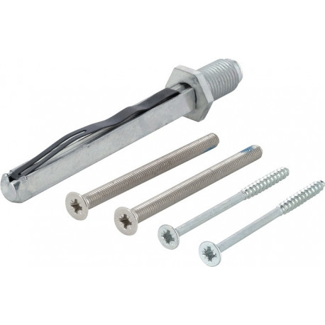 Kit fixation porte K/G 65-70mm M5x80+4.0x75 carré.8x90mm HOPPE