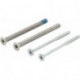 Kit fixation porte G/G 50-55mm M5x65+4.0x60 carré.o.HOPPE