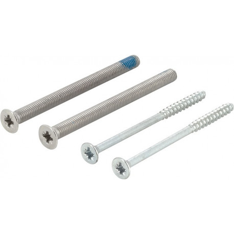 Kit fixation porte G/G 50-55mm M5x65+4.0x60 carré.o.HOPPE