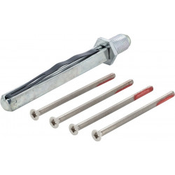 Kit de fixation porte Sertos® FS-K/G 65-70mm M4x75 carré.9x90mm HOPPE