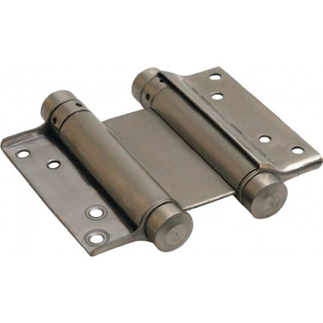 Charnière pour porte battante acier galvanisé taille 42 longueur 200 mm 70 kg épaisseur de porte 45-50 mm DENI (Par 2)