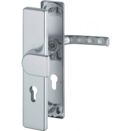 Poigné porte London 78G/2221A/2440/113 Alu.F4 72mm 37-42mm HOPPE