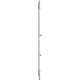 Serrure multipoint Multisafe 855R F-St.16mm L.648mm Surface argentée acier