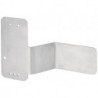 Couvercle pour montage dissimulé Plaque de montage pour barre anti-panique droite L125xW180mm DENI