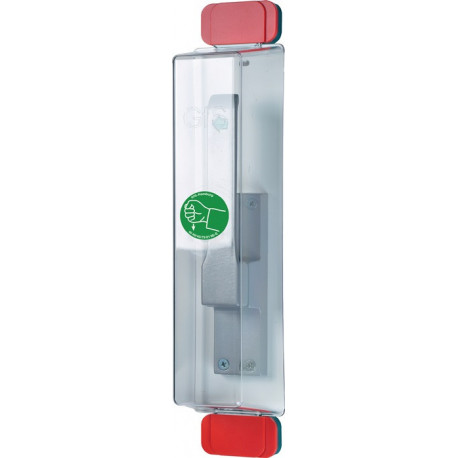 Couvercle de porte d'évacuation type E Fixation des boulons de tir Plastique macrolon transparent GFS