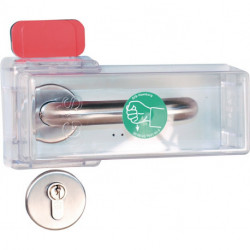 Couvercle de porte d'évacuation type K Fixation des boulons de tir Plastique macrolon transparent GFS