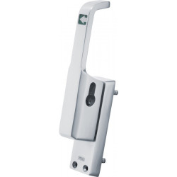 Poignée de porte 982 DIN gauche argenté anodisé LM 23mm droite anodisé 10mm FUHR
