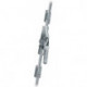Poignée ouverture portail 902 DIN gauche / droite barre carrée en métal léger galvanisé 10x10 mm FUHR
