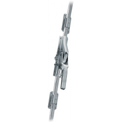 Poignée ouverture portail 902 DIN gauche / droite barre carrée en métal léger galvanisé 10x10 mm FUHR