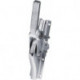 Poignée ouverture portail 902Z DIN gauche / droite barre carrée en métal léger galvanisé 13x13 mm FUHR