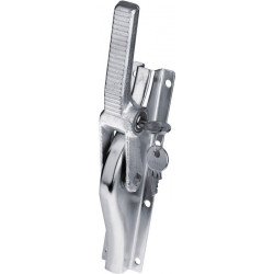 Poignée ouverture portail 902Z DIN gauche / droite barre carrée en métal léger galvanisé 13x13 mm FUHR