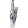 Poignée ouverture portail 902Z DIN gauche / droite barre carrée en métal léger galvanisé 13x13 mm FUHR
