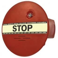 Dispositif de surveillance Dexcon sans pré-alarme surveillance des portes et fenêtres plastique rouge GFS