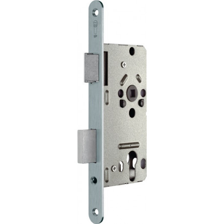 Serrure à mortaise .PZW 20/ 55/72/8mm DIN Gauche argenté rd Kl 2 Zinc coulé sous pression SSF