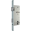 Serrure à mortaise pour porte d'entrée PZW 22/65/92/10mm DIN Gauche argenté carré.SSF