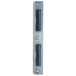 Gâche d'angle, cornière en acier inoxydable, largeur 20 mm, ronde, profondeur 8 mm, DIN gauche / droite SSF