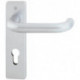 Poignée porte Paris FS-138F/202K Alu.F1 D/D TS 40-55mm PZ Rect.DIN Gauche/Droite HOPPE