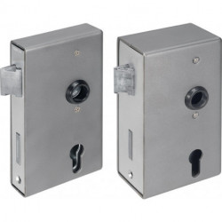 Serrure 140U DIN Gauche/Droite Mesure A34xB94xC172mm Mandrin 60mm AMF