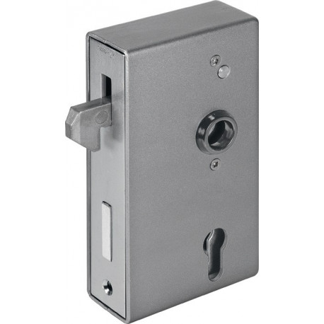 Boîtier de serrure pour portail coulissant 140S DIN G/D Mesure A60xB94xC173mm Dorm 60mm AMF