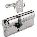 Cylindre serrure double PZ 8812 60/65mm Fonction d'urgence et de danger des deux côtés Nbre 3 touches différentes.BKS