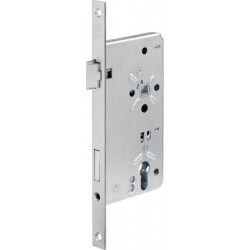 Serrure à mortaise pour porte d'entrée 0024 PZW 22/80/92/10mm DIN Gauche argenté carré.BKS