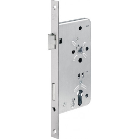 Serrure à mortaise pour porte d'entrée 0024 PZW 22/80/92/10mm DIN Gauche argenté carré.BKS