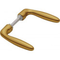 Paire de poignées de porte Verona 1510 Alu.F4 sans rosace VK 8mm HOPPE