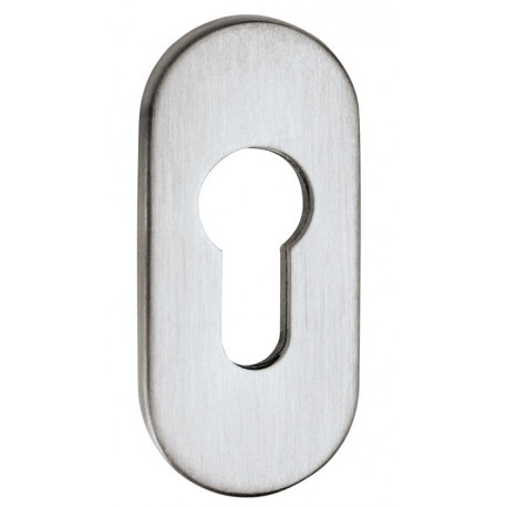 Rosace porte 0811/9003 Alu.F1 -9mm PZ ov.EDI