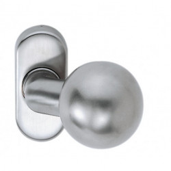 Poignée porte boule 2033/4020 Material Alu.F1 EDI