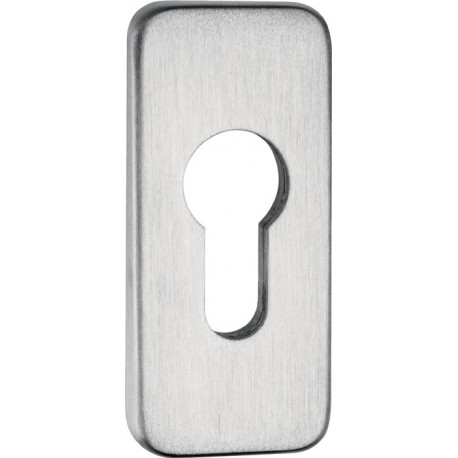 Rosace porte 0812/6003 Alu.F1 -6mm PZ Rect.EDI