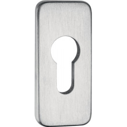 Rosace porte 0812/9003 Alu.F1 -9mm PZ Rect.EDI