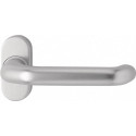 Poignée porte 1300/2033 Alu.F1 ov.8mm coudé.EDI