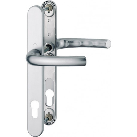 Poignée porte Tôkyô 1710RH/3346 Alu.F1 PZ pour porte 37-42mm HOPPE