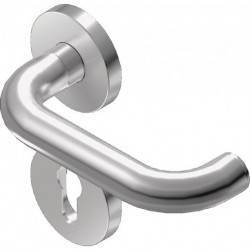 Poignée porte Rondo H1.0 VA EST carré.8mm BKS