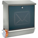 Boite aux lettres Lucca-Set 3713 Ni Letter H.440xB.380xT.148mm Inox DIN C4