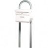 Support Boite aux lettres Rondo 145 blanc Alu.