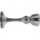 Butée de porte magnétique TWM 2495 métal clair, aspect acier inoxydable, longueur 95 mm